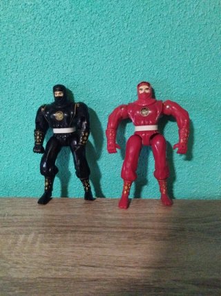 2 Figuras Ninjas Power Rangers