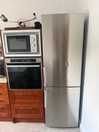 Nevera Combi LG Acero Inoxidable