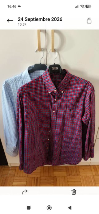 Lote 6 Camisas de hombre talla M