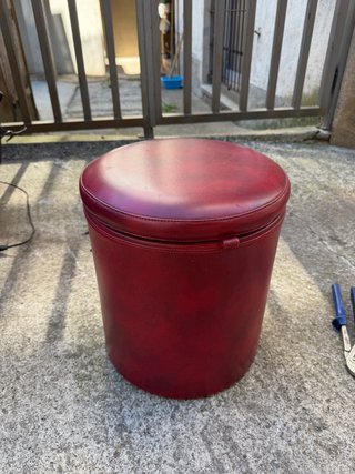 Puff Vintage Rosso