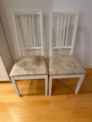 2 Sillas Ikea de madera