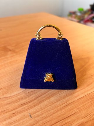 Cajita para joyas azul