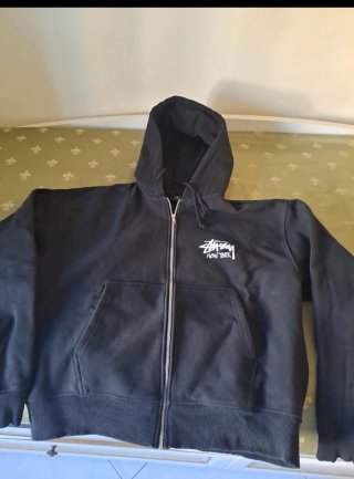 Felpa Stussy con zip