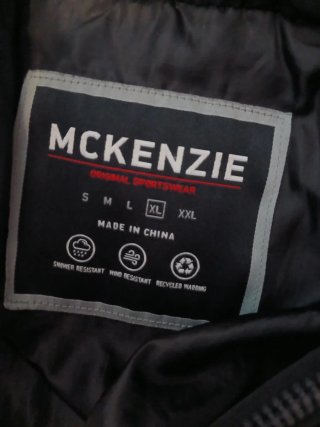 Chaquetón McKenzie Negro Talla XL