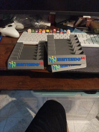 Soporte para 6 Cartuchos Nintendo 64 vendo tres