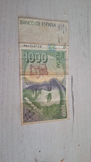 Billete 1000 Pesetas 1992