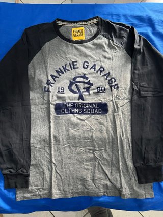 Maglia Frankie Garage Grigia e Nera