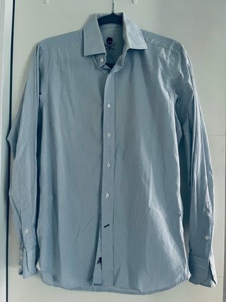 Camisa Scalpers Azul de Rayas