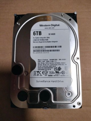 Disco Duro Western Digital 6TB CCTV