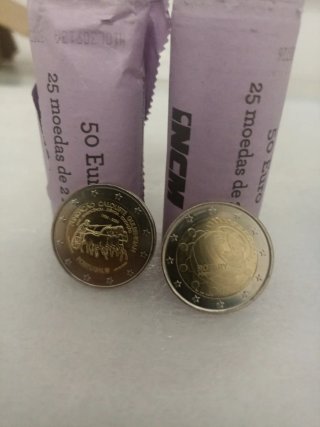 Coppia di monete commemorative da 2€