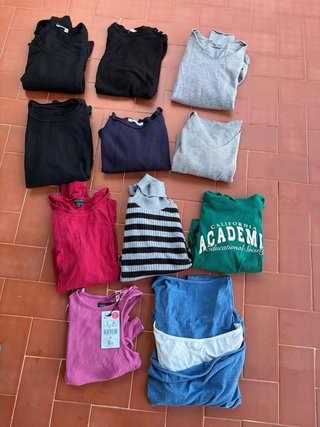 Lote de camisetas de manga larga