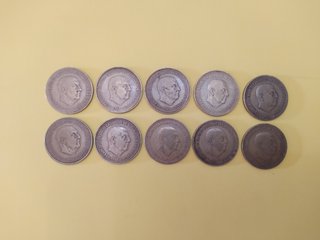 10 MONEDAS 1 PESETA 1966 *68