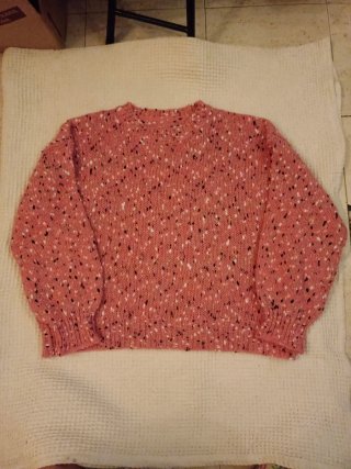Jersey de punto rosa