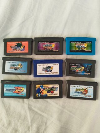 Lote 9 Juegos Rockman GBA (Japón)
