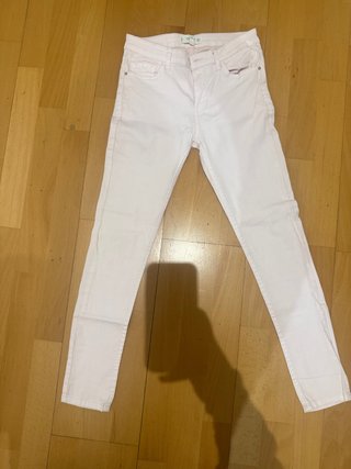 Pantalón pitillo rosa palo