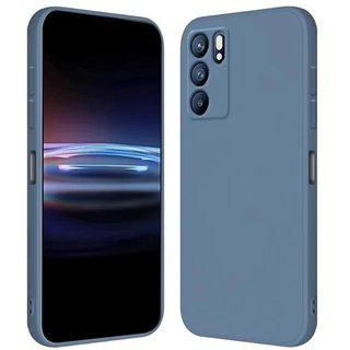 Funda Oppo Reno6 5G TPU Suave Lavanda Gris