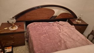 Cama de 135cm. Completa. con Cabecero . Sin. Colch