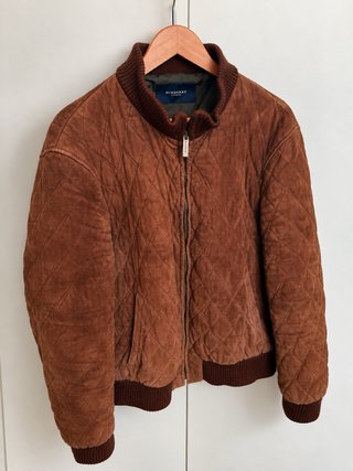 Chaqueta Burberry London de piel de cabra auténtic