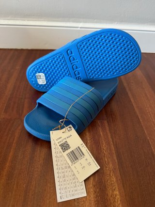 Chanclas Adidas Adilette Aqua Azules Talla 38