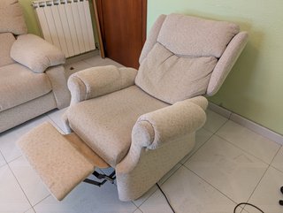 Sillón Reclinable Eléctrico Beige