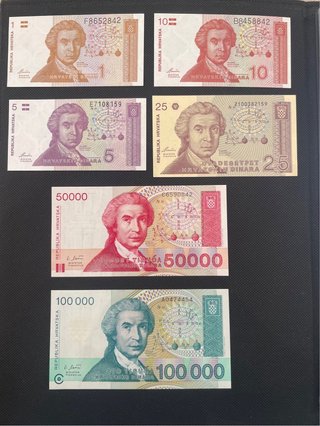 Billetes Croacia