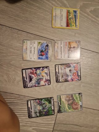 Lote de 6 Cartas Pokémon