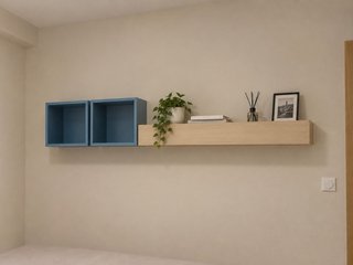 Set de 2 Cajoneras de Pared y Estante