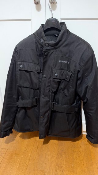 Chaqueta de Moto 3/4 Onex Negra