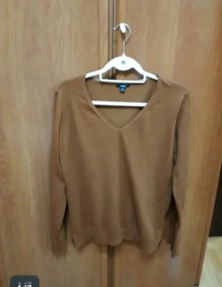 Jersey de punto Kiabi marrón Talla M