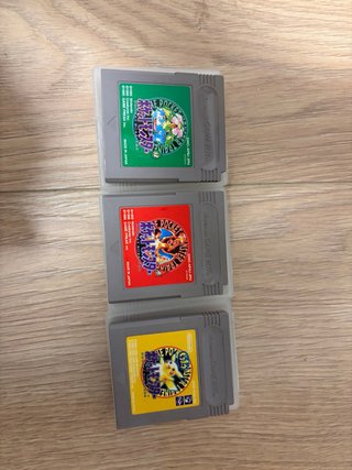 3 Giochi Pokémon Game Boy (Edizione Giapponese)