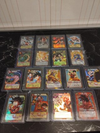 Lotto 17 Carte Dragon Ball Vintage Bandai