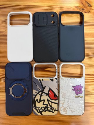 Lote de 6 Fundas para iPhone 17 Pro