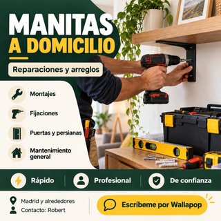MANITAS A DOMICILIO, REPARACIONES Y ARREGLOS