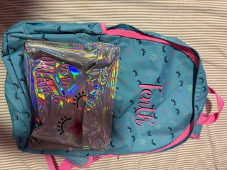 Mochila Tenth Azul y Rosa