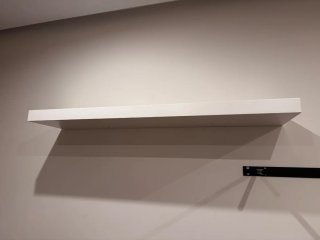2 x Balda Flotante IKEA Blanca