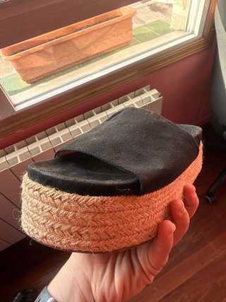 Sandalias de plataforma negras