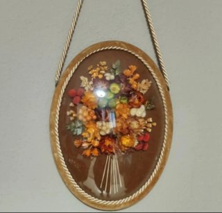 Antiguo Bouquet de Flores Secas