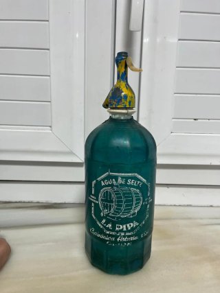 Sifón Antiguo de Agua de Seltz La Pipa