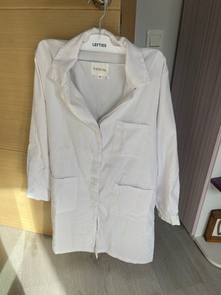 Bata Blanca Icertag Talla M.