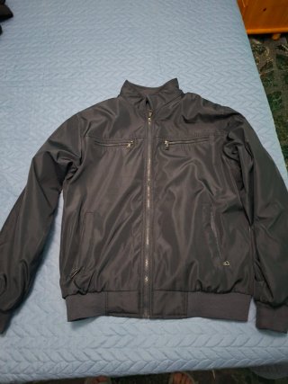 Chaqueta bomber azul