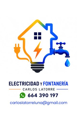 Electricista fontanero autorizado por industria