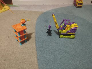 Juguete de Construcción con Grúa y Estructura