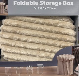 Caja de Almacenaje Plegable Beige