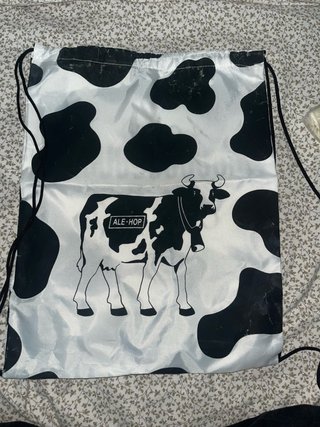 Mochila de Cuerdas Estampado Vaca Ale-Hop