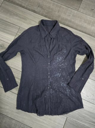 Camicia vintage con lurex