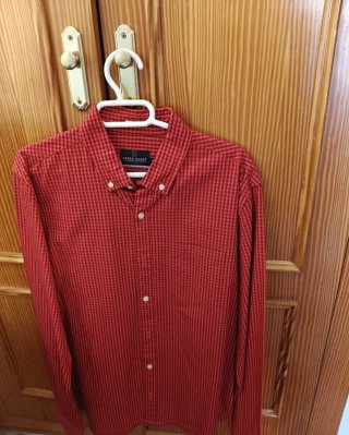 Camisa de cuadros roja Green Coast