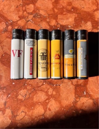 Set di 6 Accendini Clipper