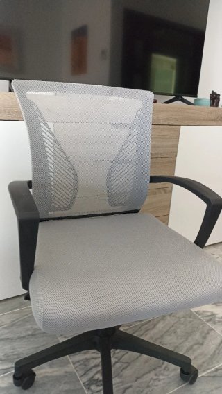 Silla de escritorio gris