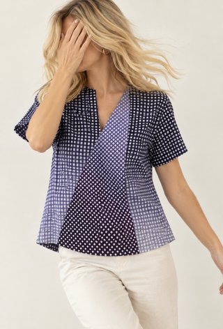 Camisa COS de cuadros efecto degradado