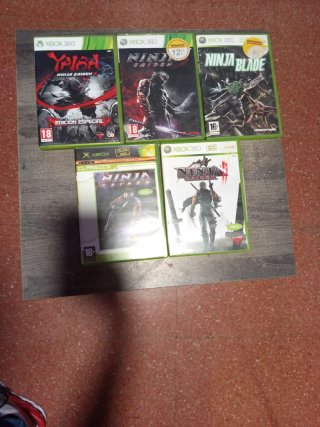 Lote 5 Juegos Xbox / Xbox 360 Ninja Gaiden